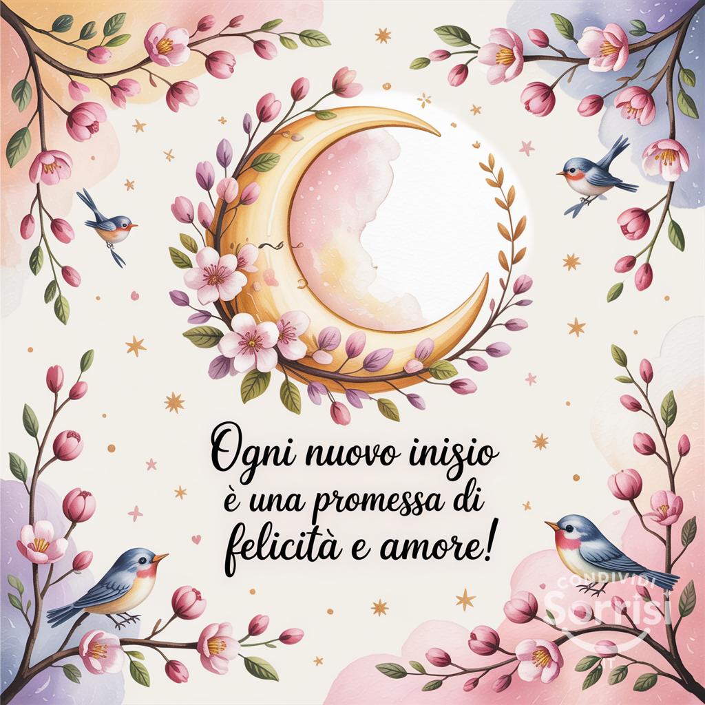 Ogni nuovo inizio è una promessa di felicità e amore!