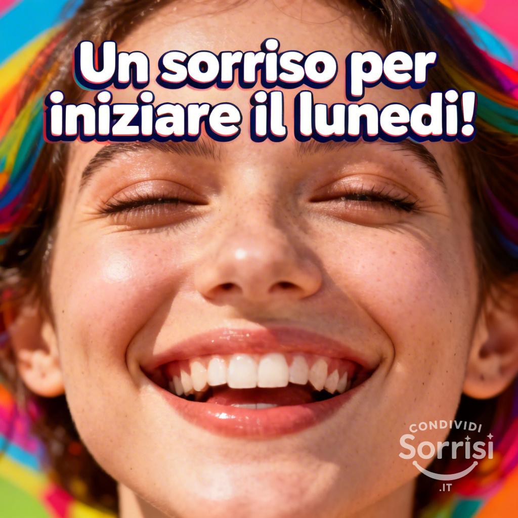 Un sorriso per iniziare il lunedì!