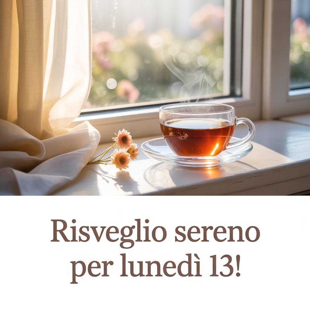 Risveglio sereno per lunedì 13!