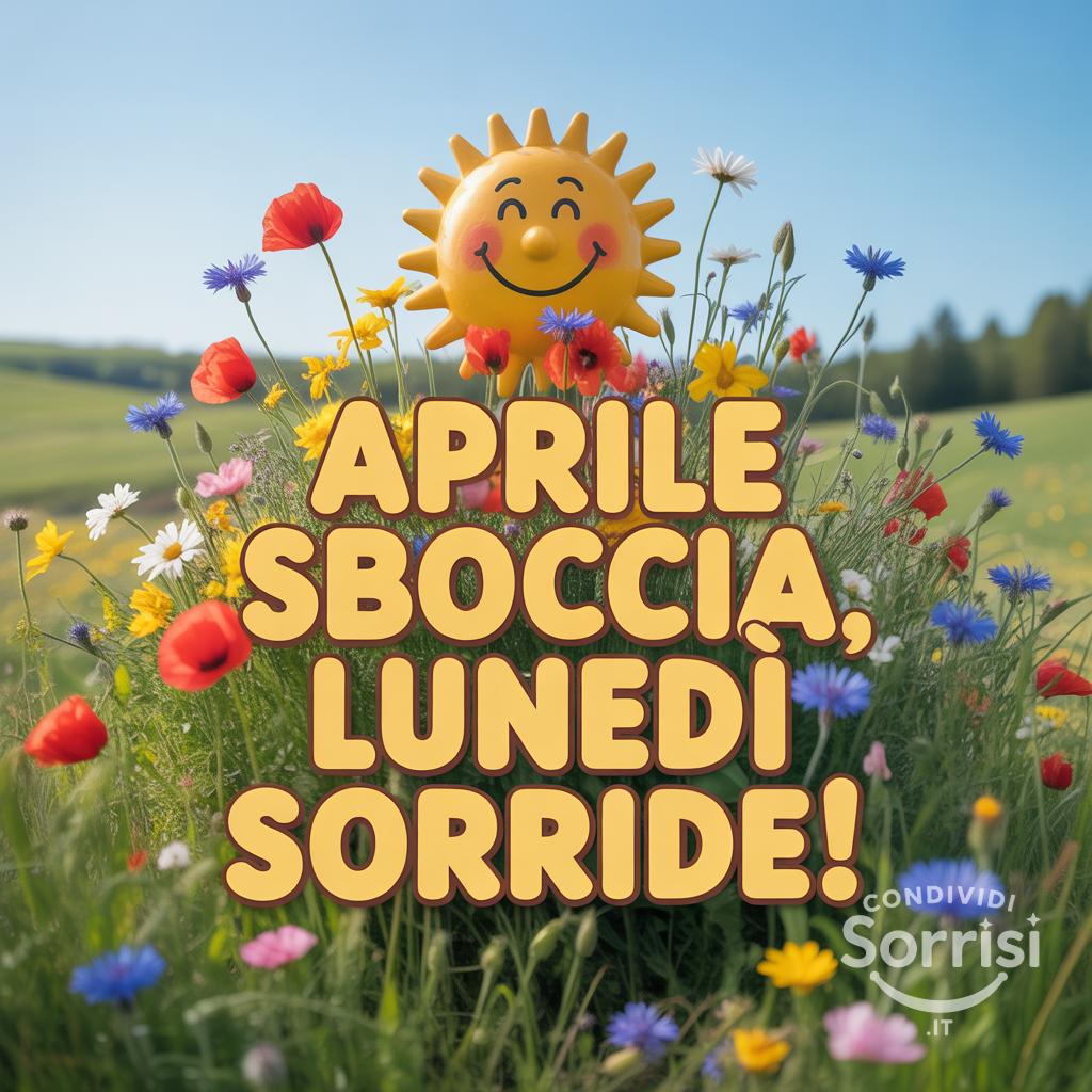 Aprile sboccia, lunedì sorride!