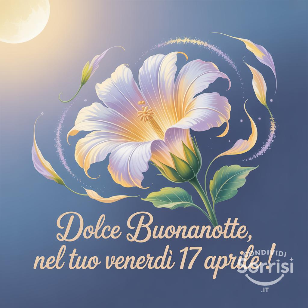 Dolce buonanotte, nel tuo venerdì 17 aprile !