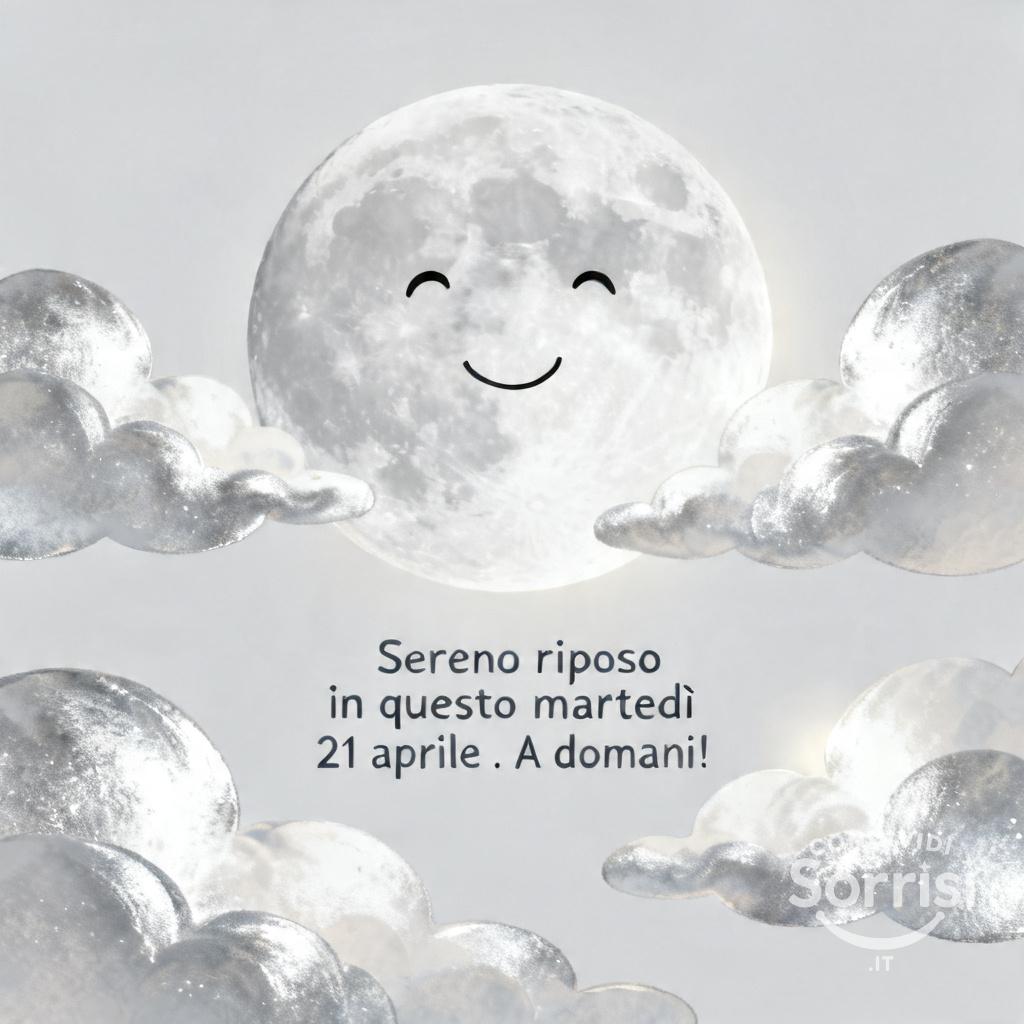 Sereno riposo in questo martedì 21 aprile . A domani!