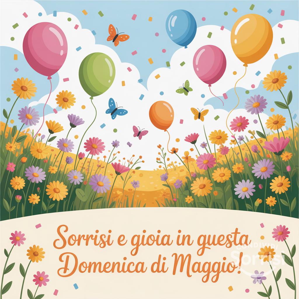 Sorrisi e gioia in questa domenica di Maggio!