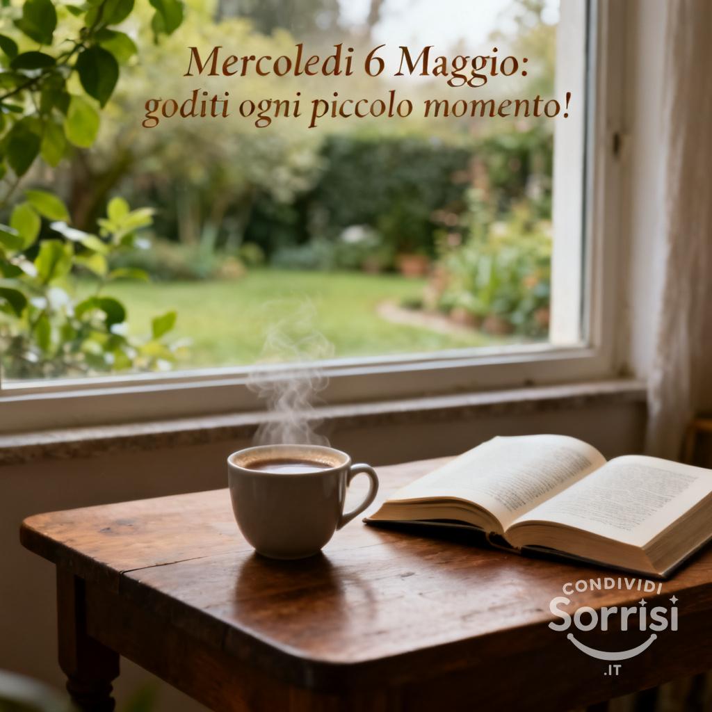 Mercoledì 6 Maggio: goditi ogni piccolo momento!
