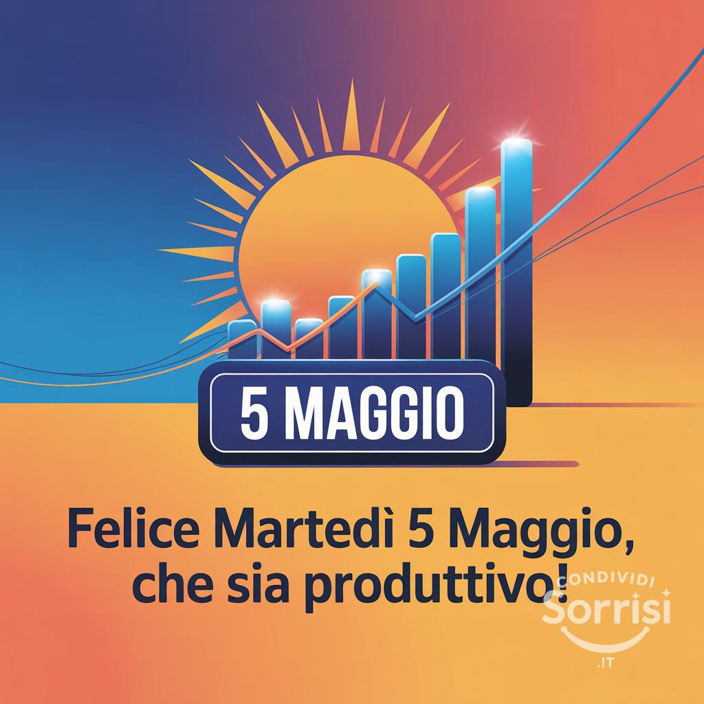 Felice martedì 5 maggio, che sia produttivo!