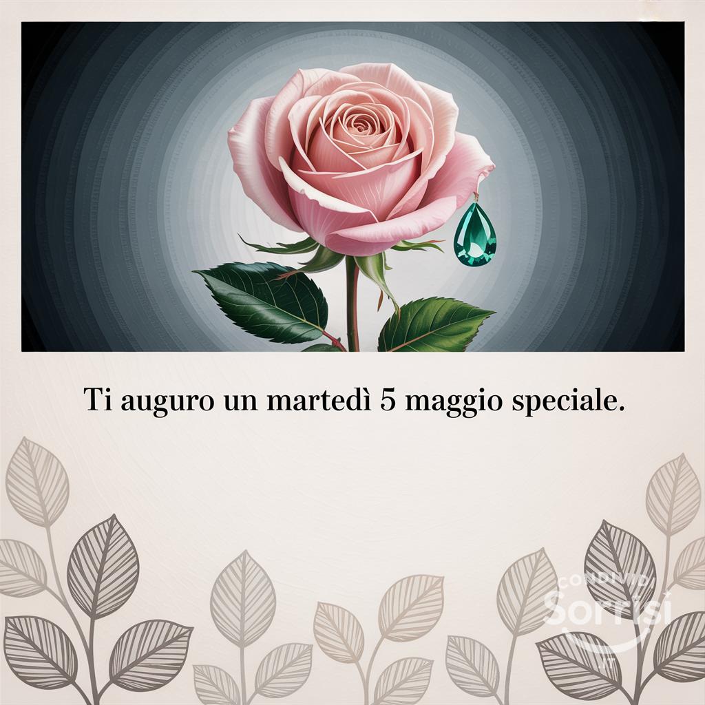 Ti auguro un martedì 5 maggio speciale.