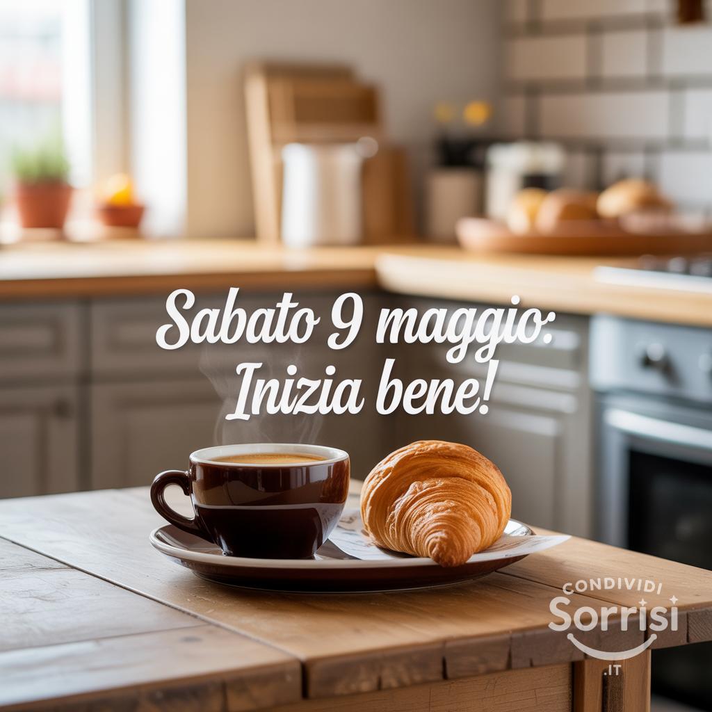 Sabato 9 Maggio: inizia bene!
