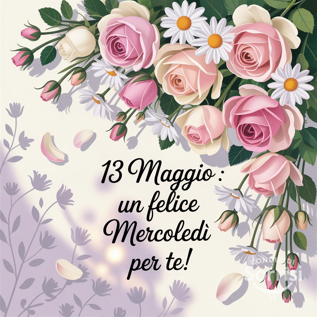 13 Maggio : un felice mercoledì per te!