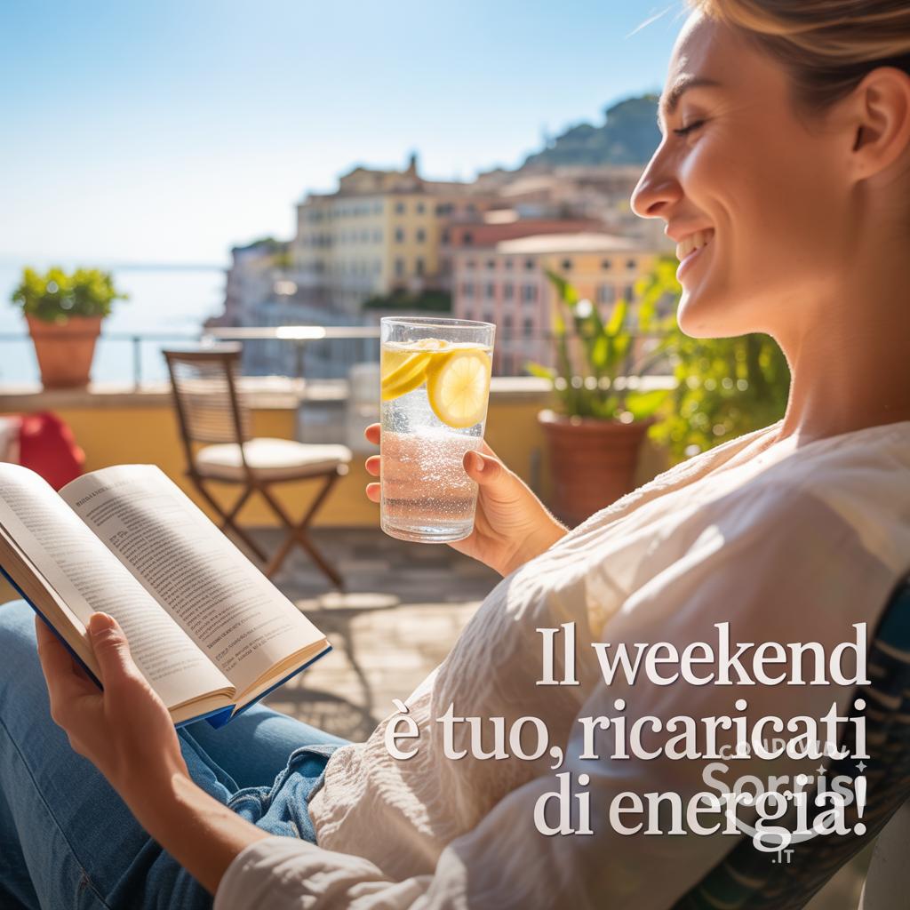 Il weekend è tuo, ricaricati di energia!