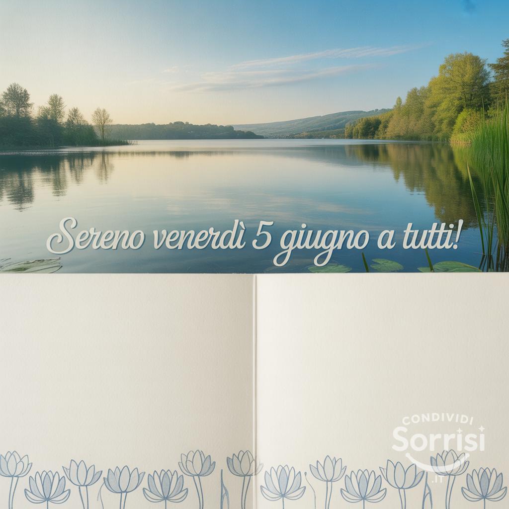 Sereno venerdì 5 giugno  a tutti!