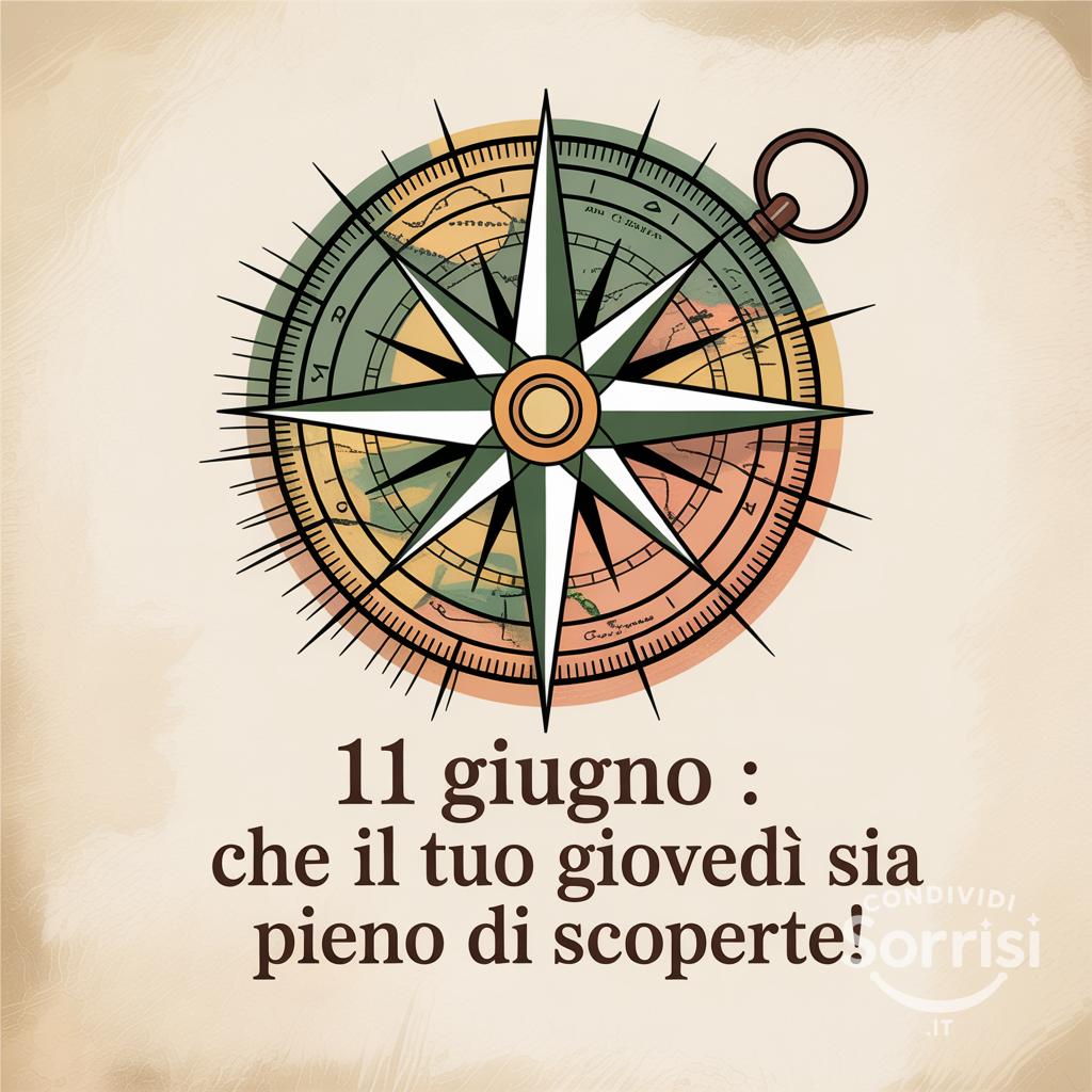 11 Giugno : che il tuo giovedì sia pieno di scoperte!