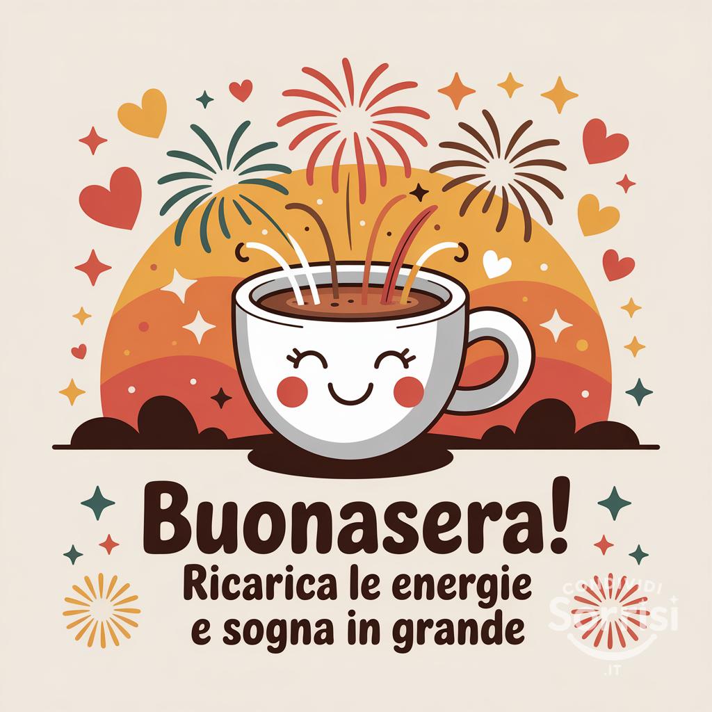 Buonasera! Ricarica le energie e sogna in grande