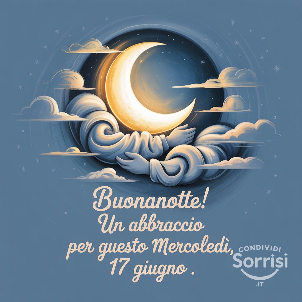 Buonanotte! Un abbraccio per questo mercoledì, 17 giugno .