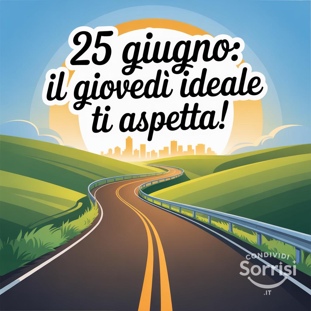 25 giugno: il giovedì ideale ti aspetta!