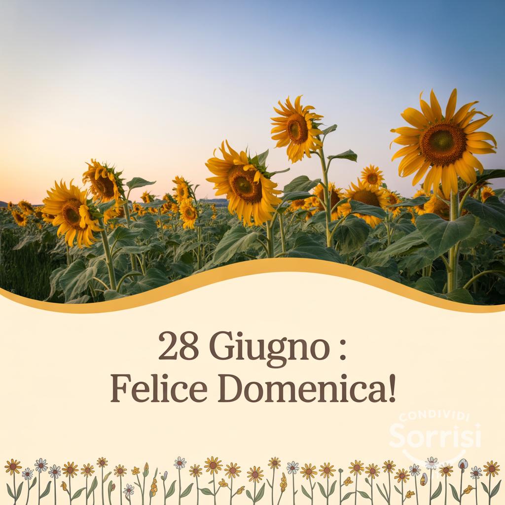 28 Giugno : Felice Domenica!
