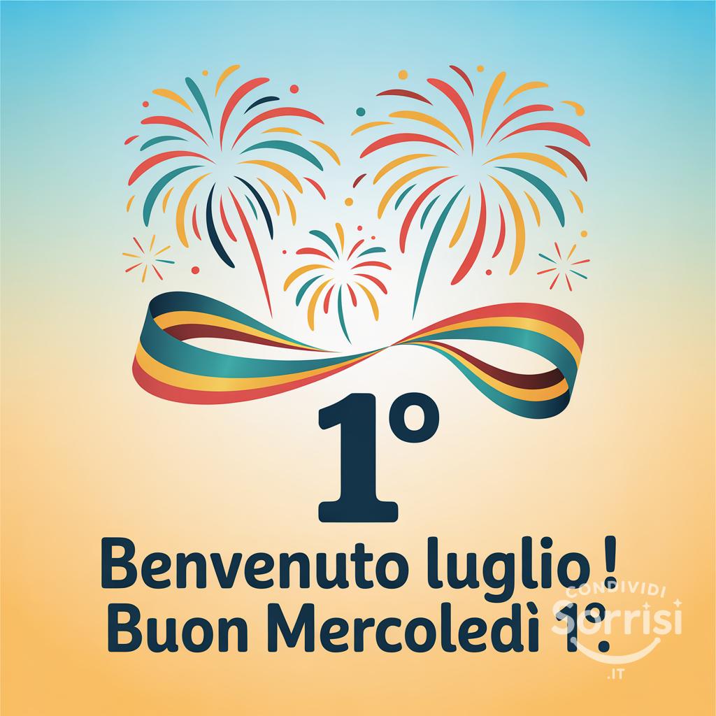 Benvenuto Luglio ! Buon Mercoledì 1°.