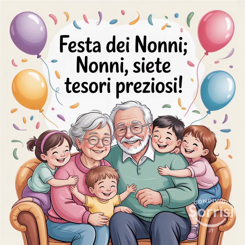 Festa dei Nonni: Nonni, siete tesori preziosi!