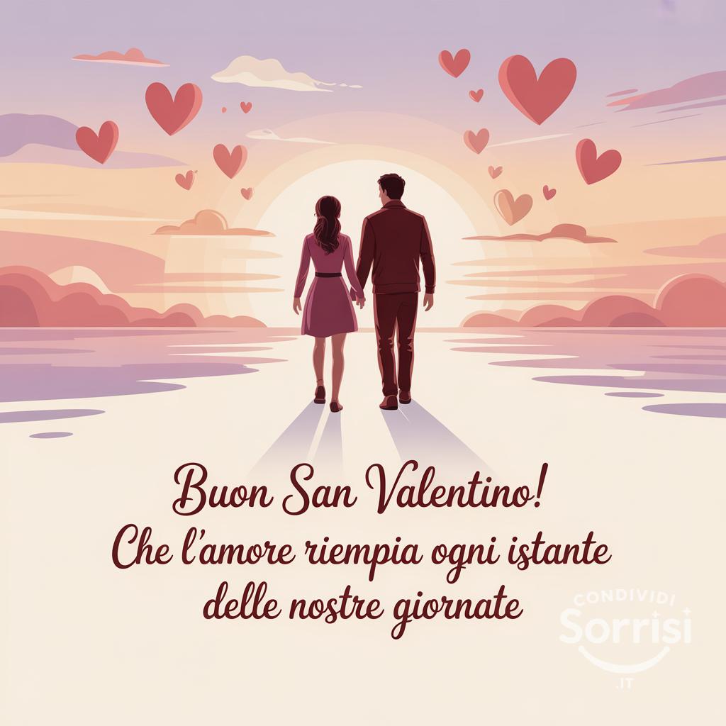 Buon San Valentino! Che l'amore riempia ogni istante delle nostre giornate