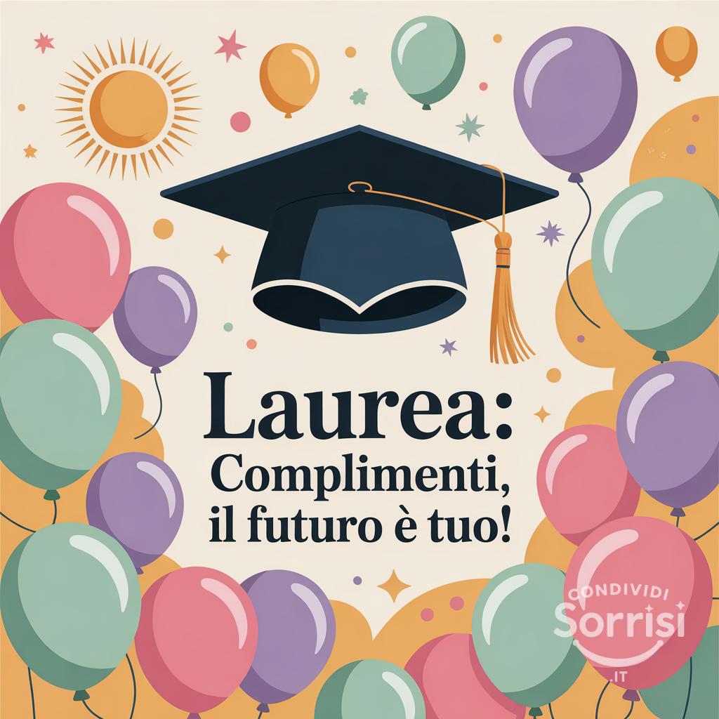 Laurea: Complimenti, il futuro è tuo!